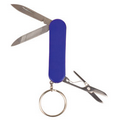 Pocket Knife - Blue - Three Function - 2-1/4"